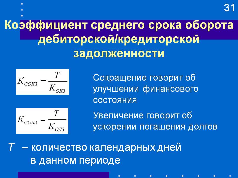 Что такое коэффициент оборачиваемости дебиторской задолженности?