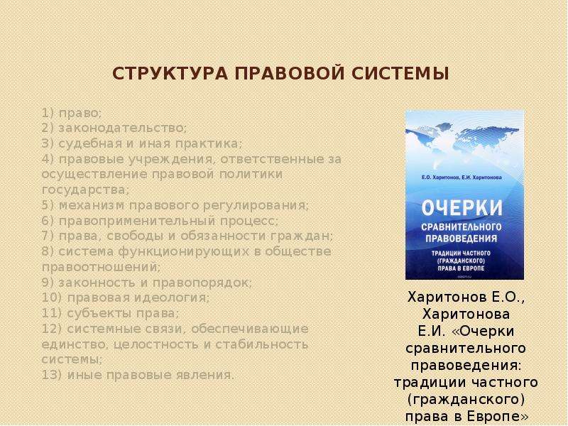 Правовая система российской федерации