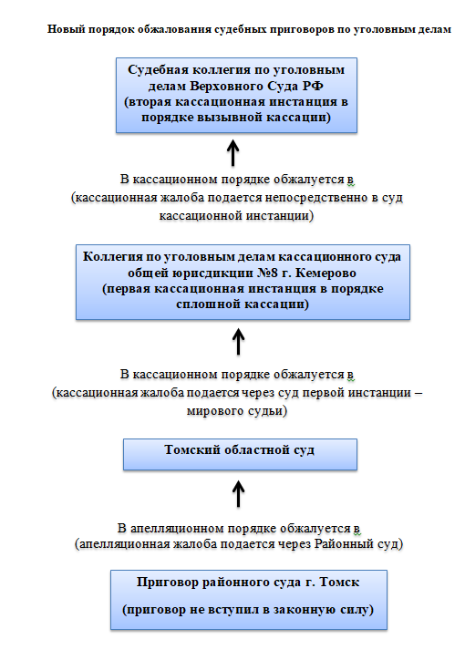 Схема кассационного обжалования