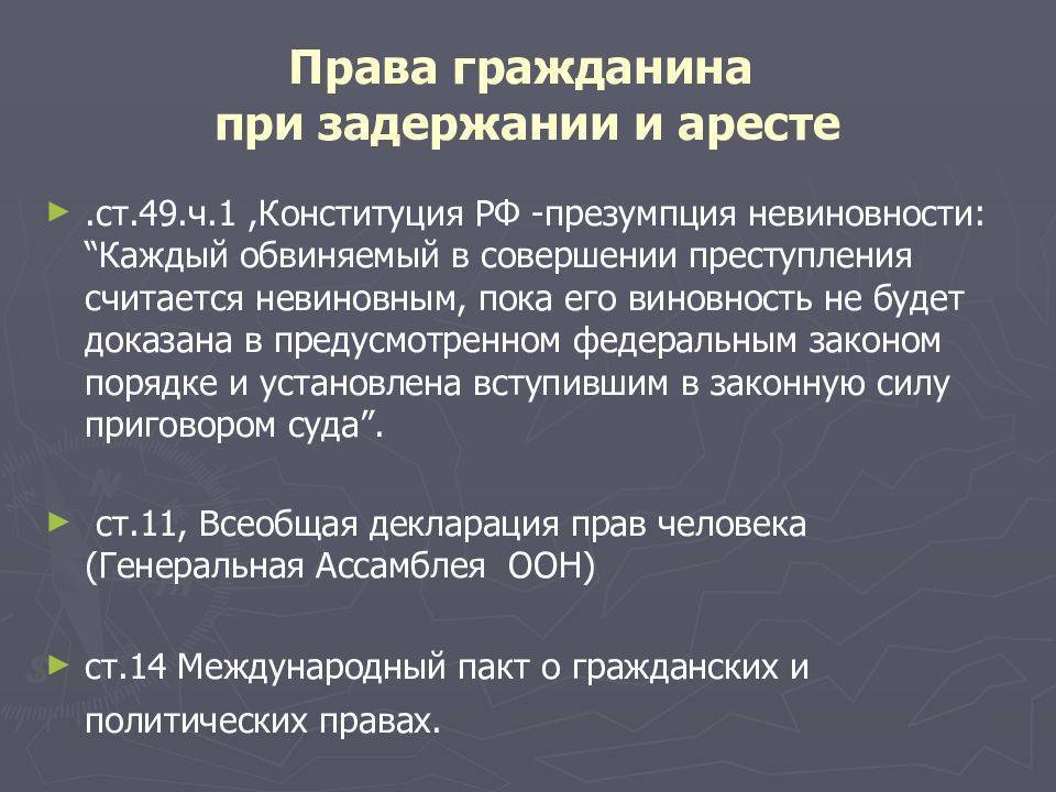 Задержание полицией: как себя правильно вести, права задержанного :: businessman.ru