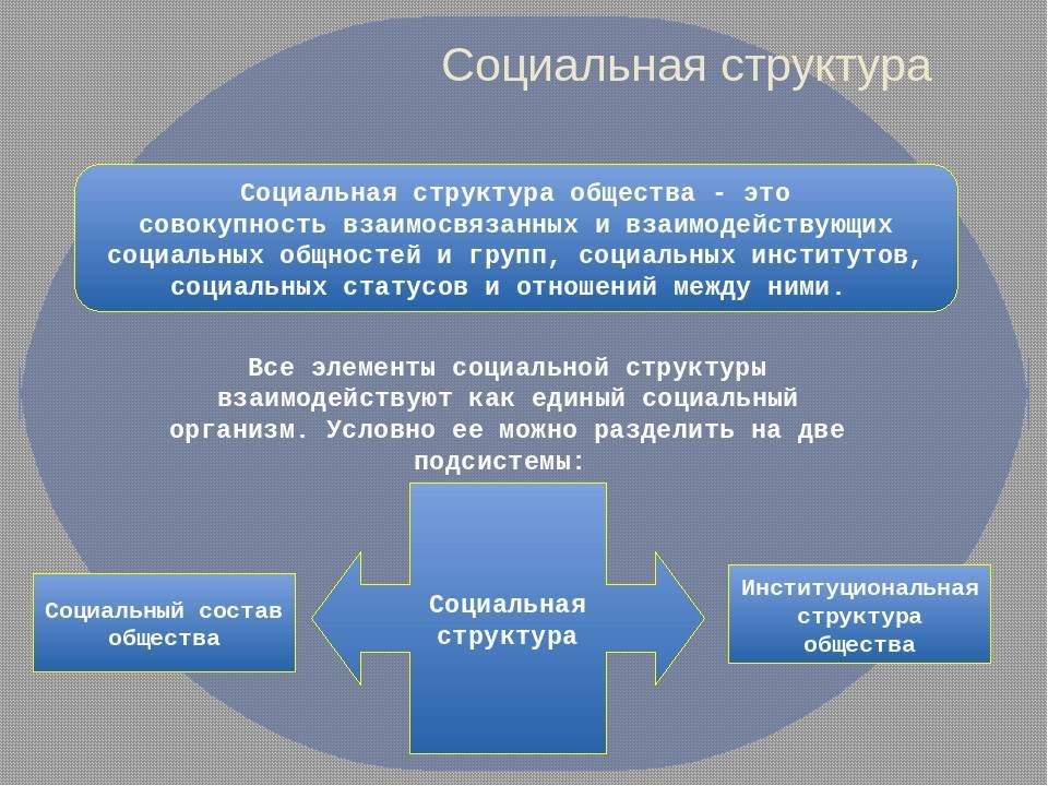 Что такое социальная структура: понятие, основные элементы. социальная система :: businessman.ru