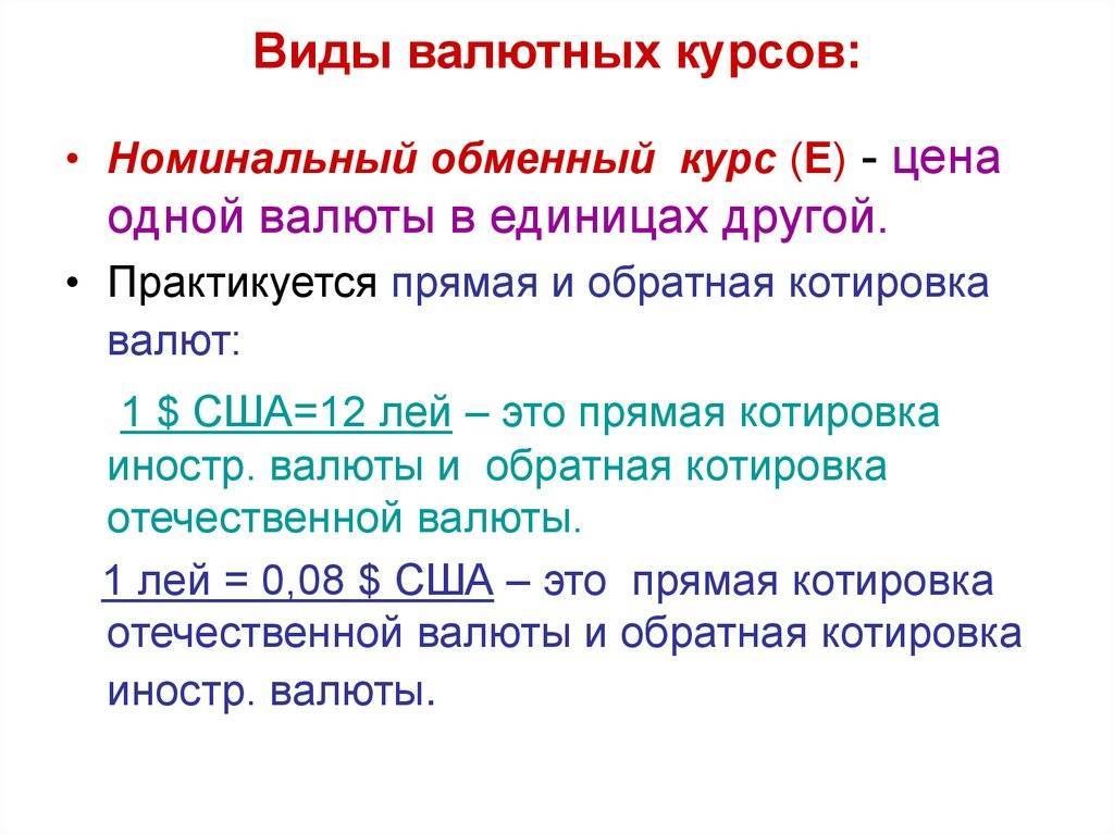 Обменные курсы валют экономика 11 класс презентация