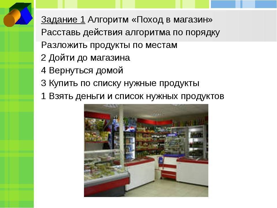 Презентация продуктового магазина