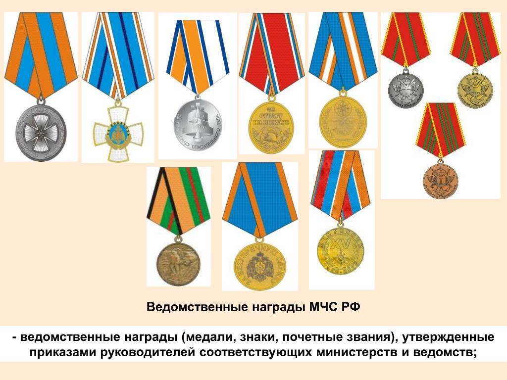 Ведомственные награды российской федерации
