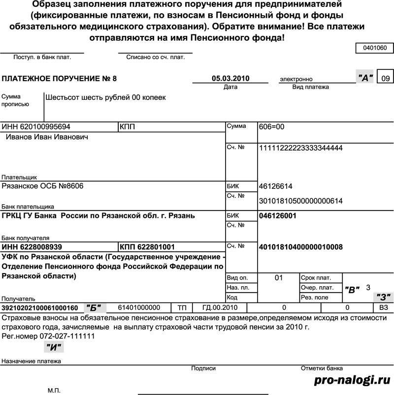Как сформировать платежное поручение в налоговую? тонкости заполнения платежки :: businessman.ru