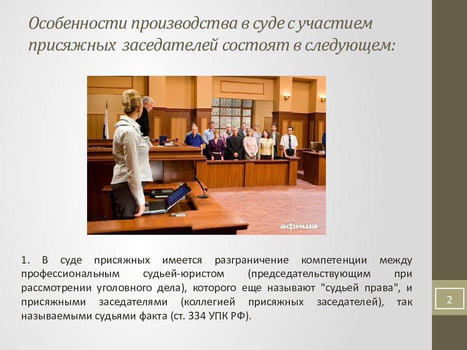 Суд присяжных в россии 2022