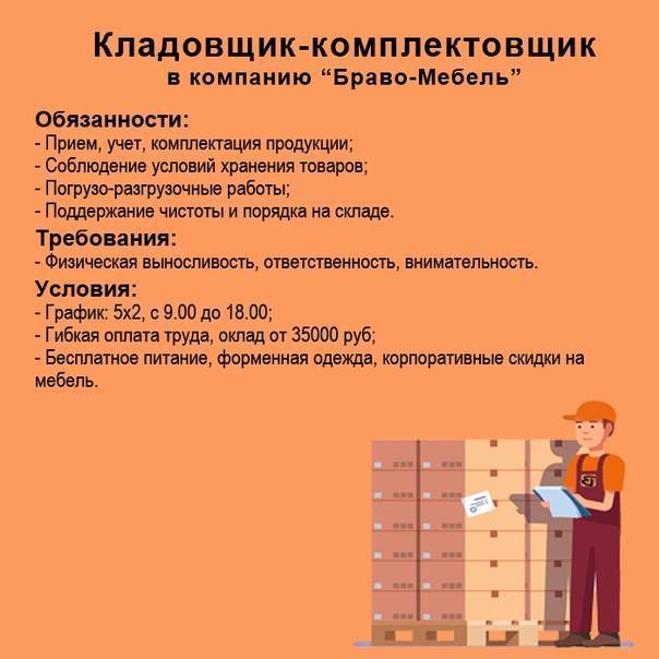 Должностные обязанности кладовщика склада :: businessman.ru