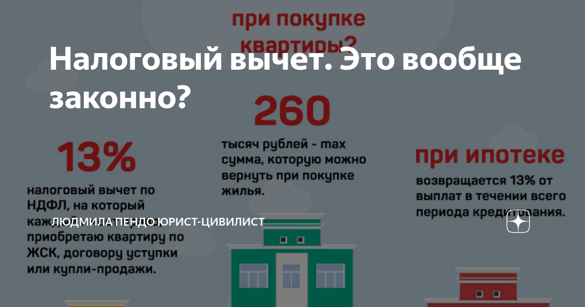​как получить налоговый вычет при покупке квартиры в ипотеку | банки.ру