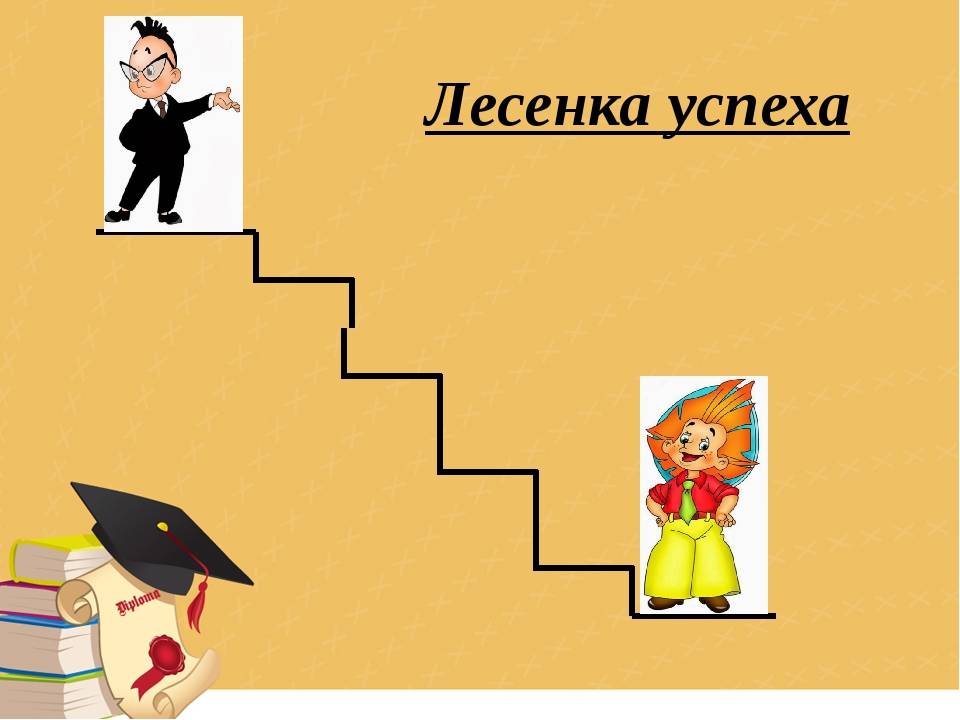 Рисунок лестница успеха