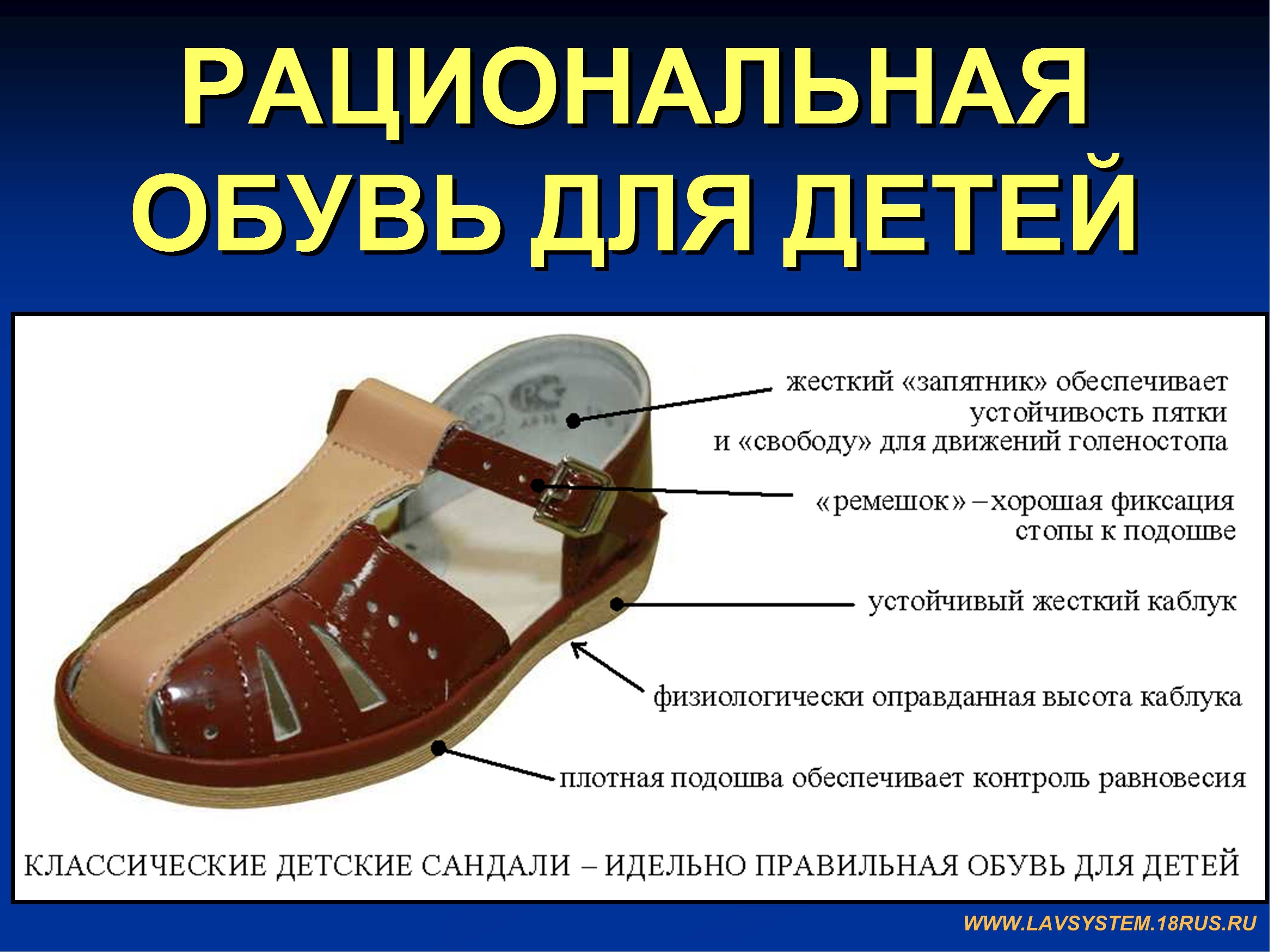 Конструкция обуви