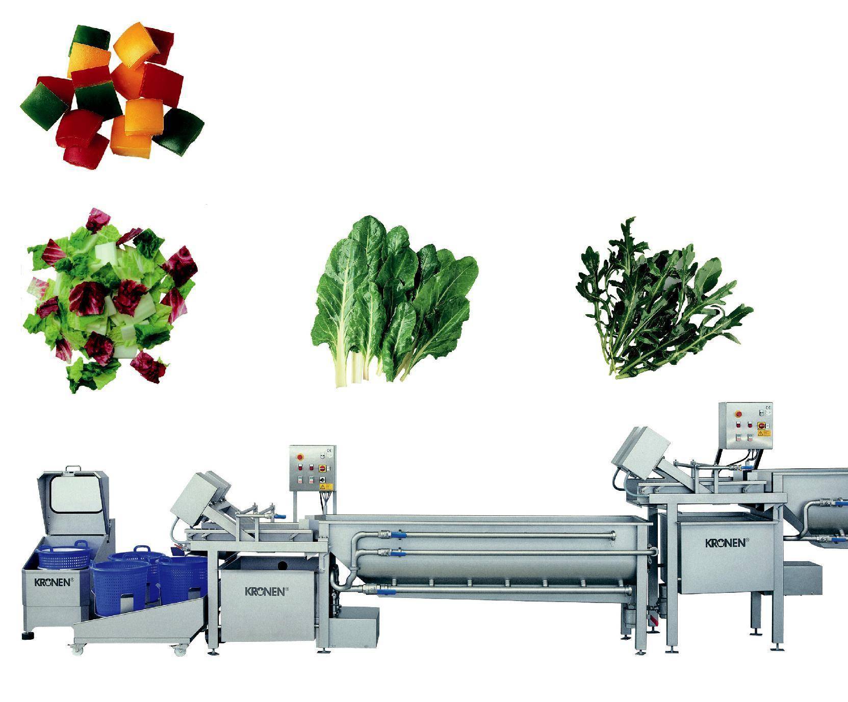 Автоматическая линия фасовки овощей в сетчатые мешки по 2,5 -25 кг