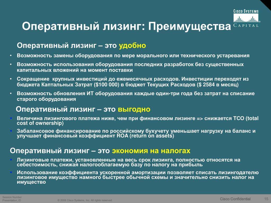 Лизинг - сущность, понятие и виды