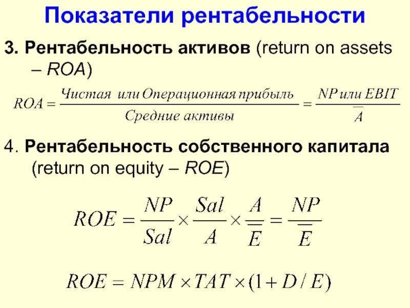 Рентабельность активов: формула. коэффициент рентабельности активов :: businessman.ru