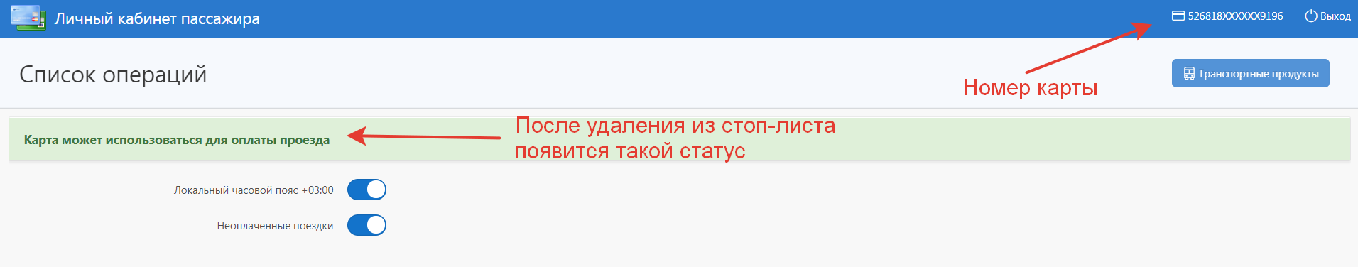 Почему в автобусе пишет что карта заблокирована