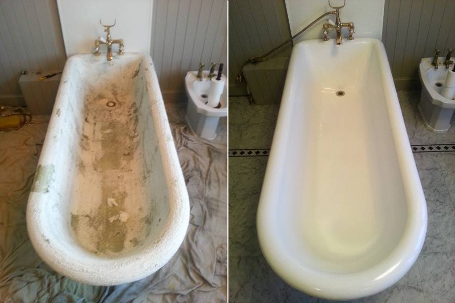 Реставрация ванн как бизнес: организация бизнеса по ремонту чугунных и акриловых ванн