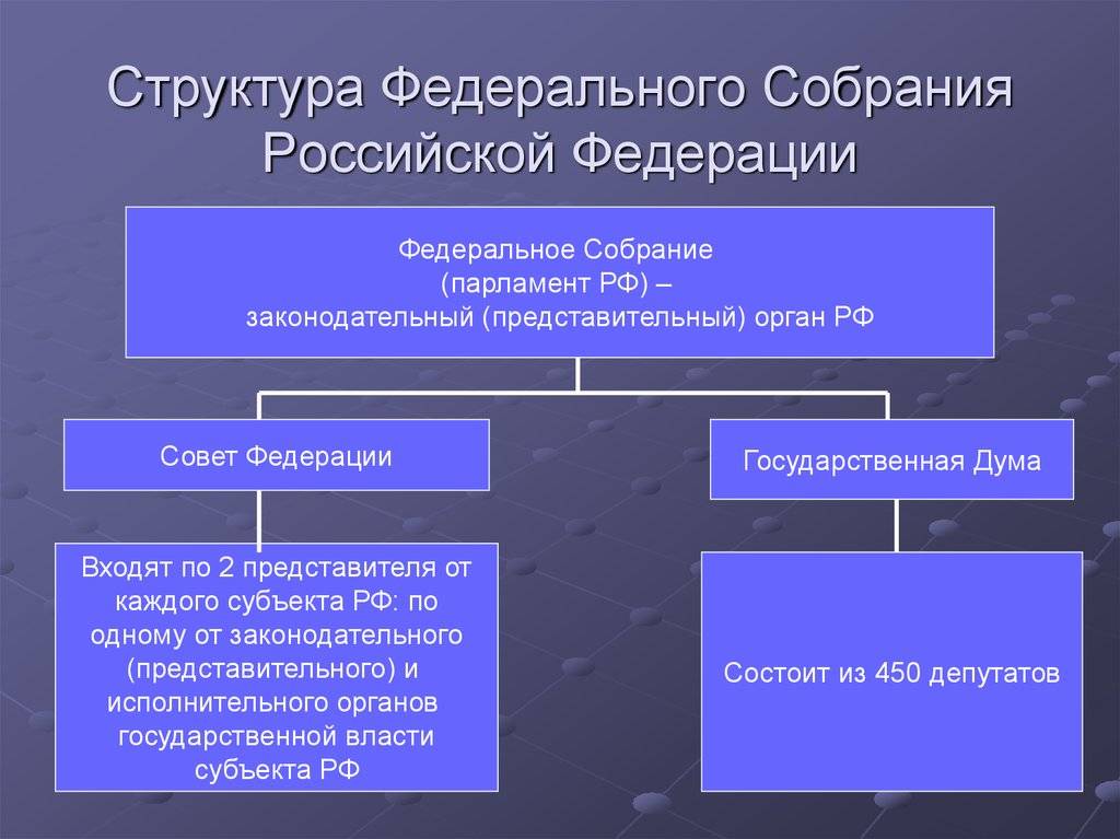 Парламент в россии схема