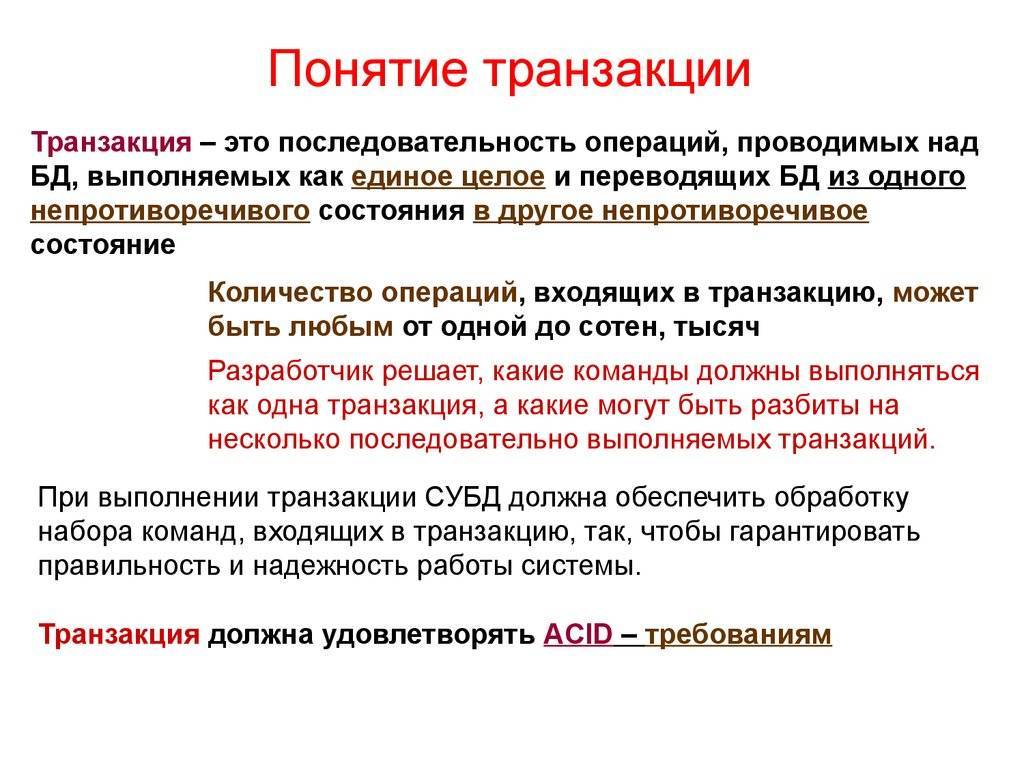 Транзакция по банковской карте, что это?