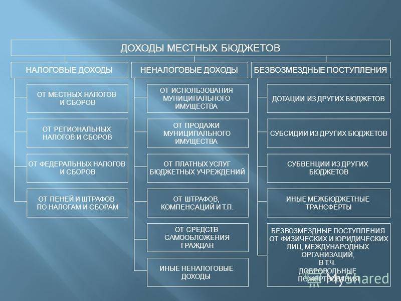 Органы местного бюджета