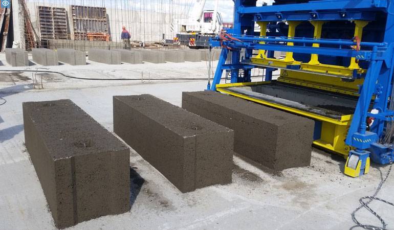 Производство бетонных блоков: технология, оборудование, материалы