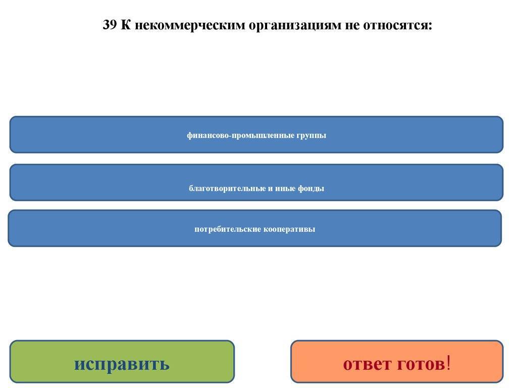 Примеры некоммерческих организаций в россии - законодательная база, классификация, типы