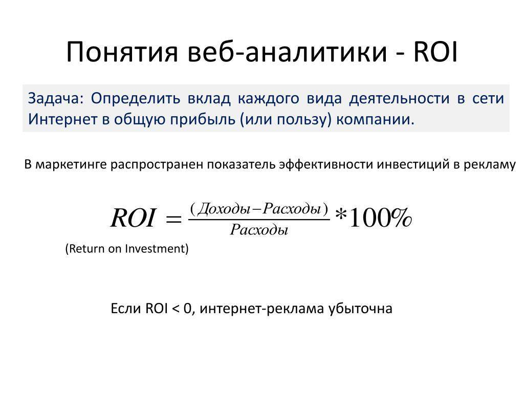 Что такое roi: формулы расчета с примерами для различных ситуаций