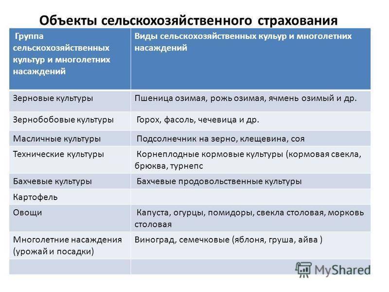 Страхование урожая – гарантия компенсации убытков агрария