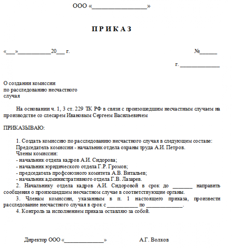 Приказ о создании комиссии по расследованию, пример. Образец создания приказа о создании комиссии. Приказ о формировании рабочей комиссии. Приказ о создании комиссии на предприятии образец.